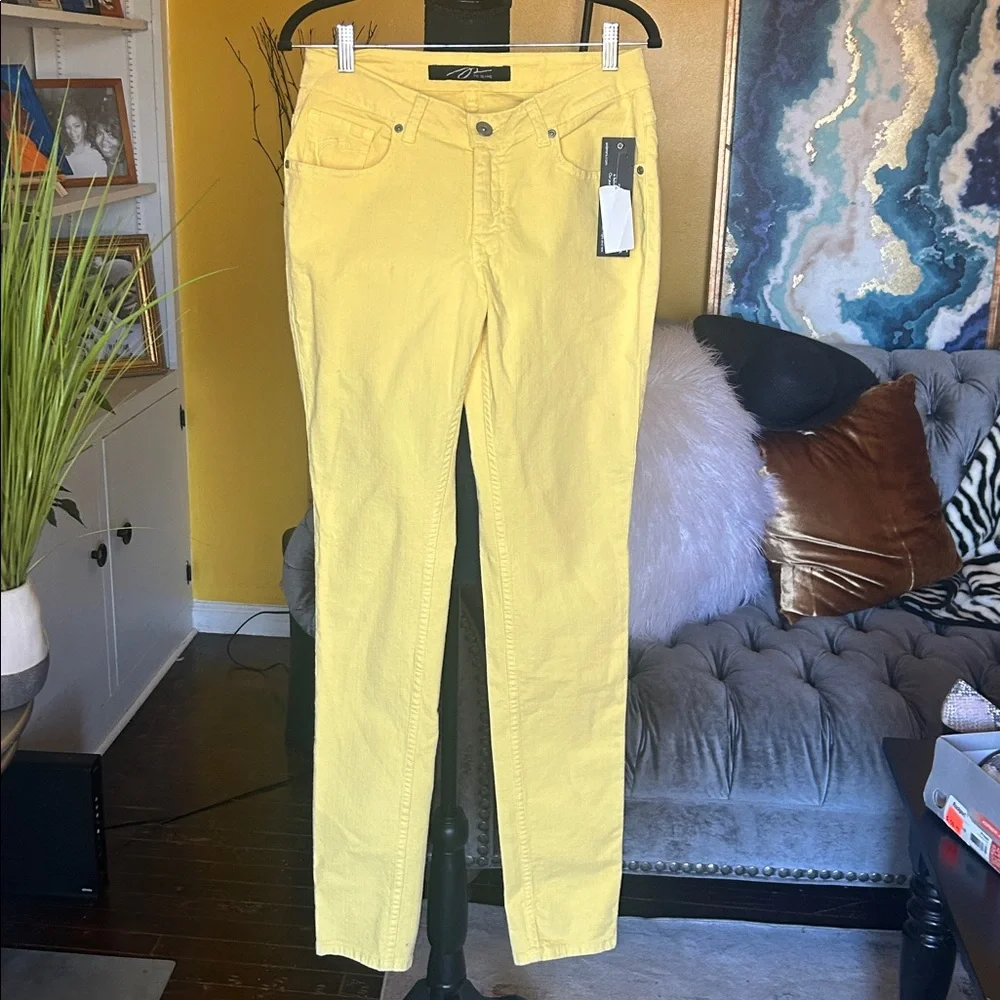 PZI Candy Skinny Jeans Coral Pink Stretch Denim Size 8 - Picture 1 of 6